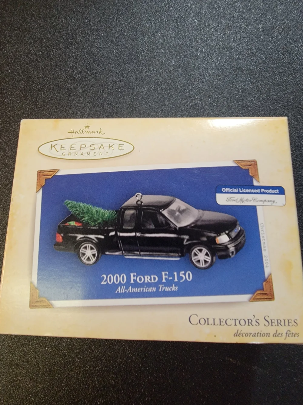 2000 Hallmark Keepsake Ford F-150 Ornament - Black